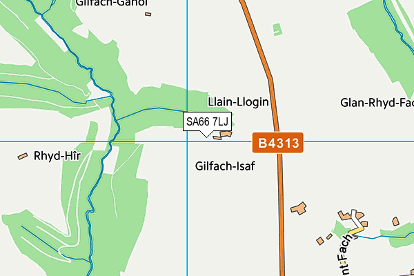 SA66 7LJ map - OS VectorMap District (Ordnance Survey)