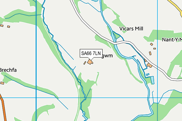 SA66 7LN map - OS VectorMap District (Ordnance Survey)