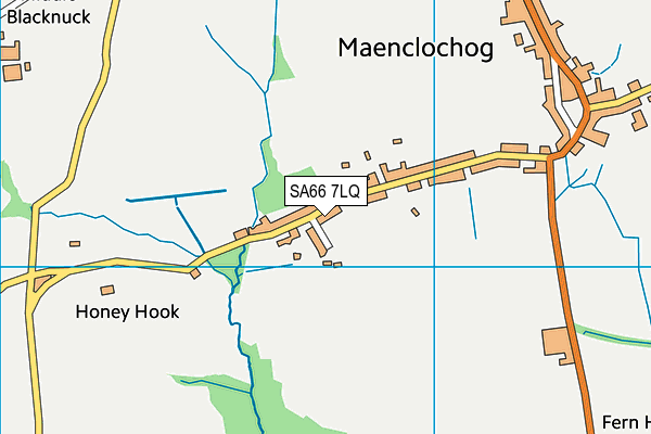 SA66 7LQ map - OS VectorMap District (Ordnance Survey)