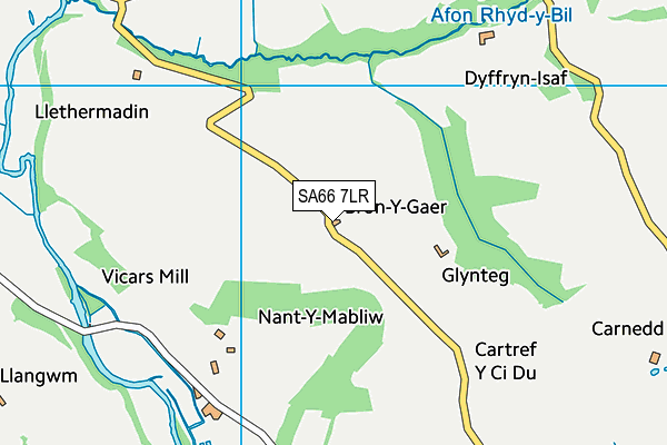 SA66 7LR map - OS VectorMap District (Ordnance Survey)