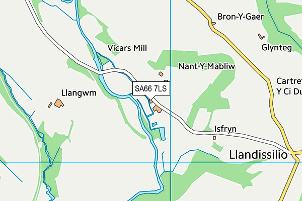 SA66 7LS map - OS VectorMap District (Ordnance Survey)