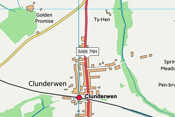 SA66 7NH map - OS VectorMap District (Ordnance Survey)