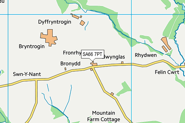 SA66 7PT map - OS VectorMap District (Ordnance Survey)