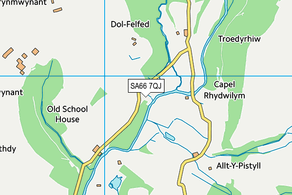 Nant-y-cwm Steiner School map (SA66 7QJ) - OS VectorMap District (Ordnance Survey)
