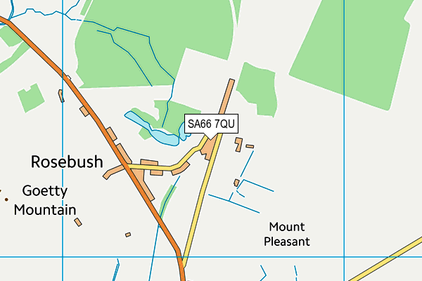 SA66 7QU map - OS VectorMap District (Ordnance Survey)