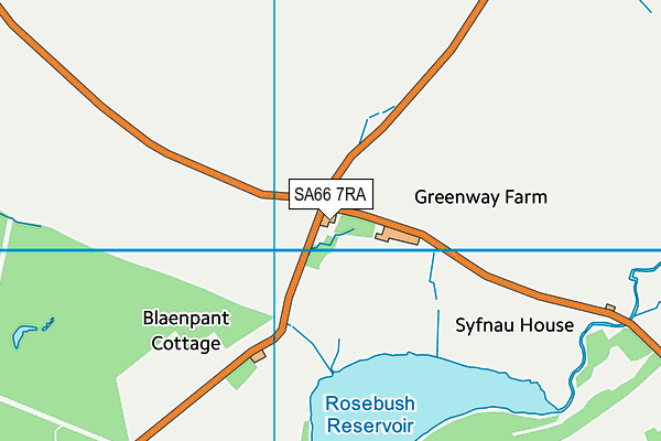 SA66 7RA map - OS VectorMap District (Ordnance Survey)