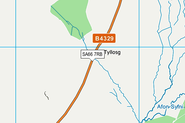 SA66 7RB map - OS VectorMap District (Ordnance Survey)