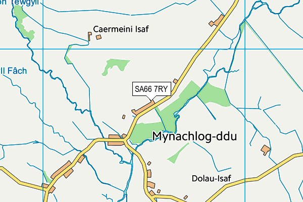 SA66 7RY map - OS VectorMap District (Ordnance Survey)