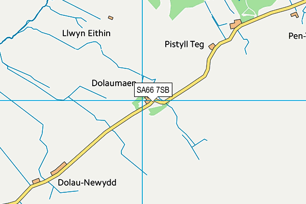 SA66 7SB map - OS VectorMap District (Ordnance Survey)