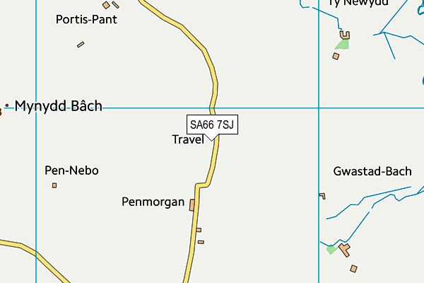 SA66 7SJ map - OS VectorMap District (Ordnance Survey)