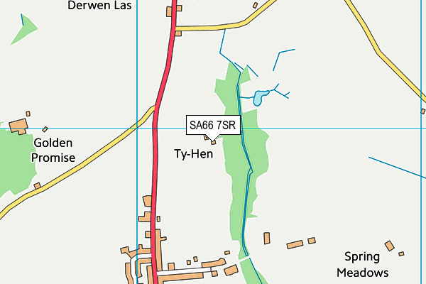 SA66 7SR map - OS VectorMap District (Ordnance Survey)