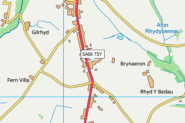 SA66 7SY map - OS VectorMap District (Ordnance Survey)