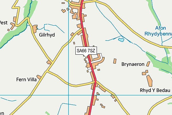 SA66 7SZ map - OS VectorMap District (Ordnance Survey)