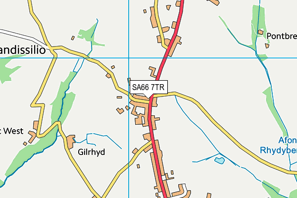 SA66 7TR map - OS VectorMap District (Ordnance Survey)