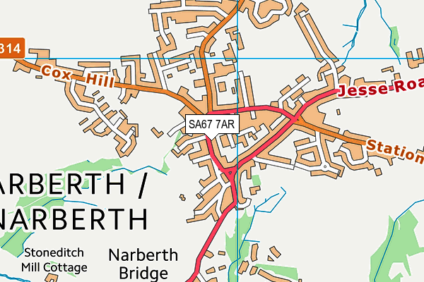 Map of TH NARBERTH LTD at district scale