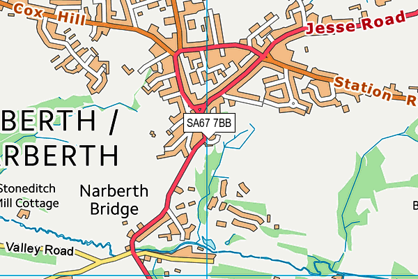 Map of CASTLE HILL (NARBERTH) MANAGEMENT COMPANY LIMITED at district scale