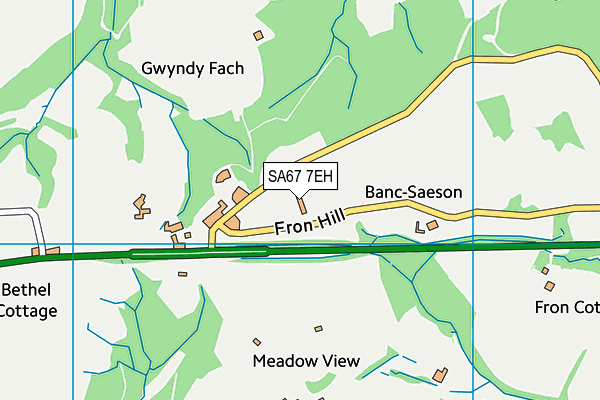 SA67 7EH map - OS VectorMap District (Ordnance Survey)