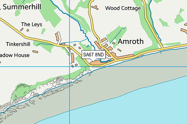 SA67 8ND map - OS VectorMap District (Ordnance Survey)