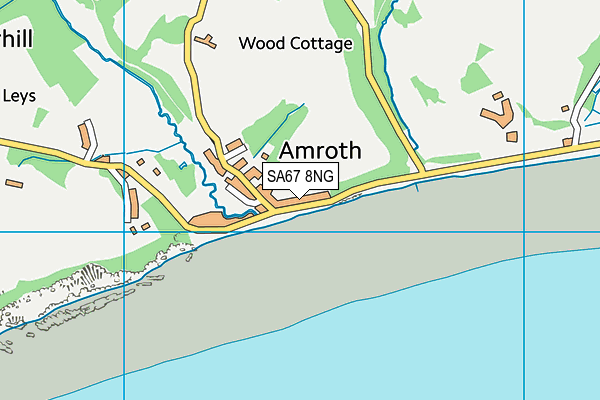 SA67 8NG map - OS VectorMap District (Ordnance Survey)