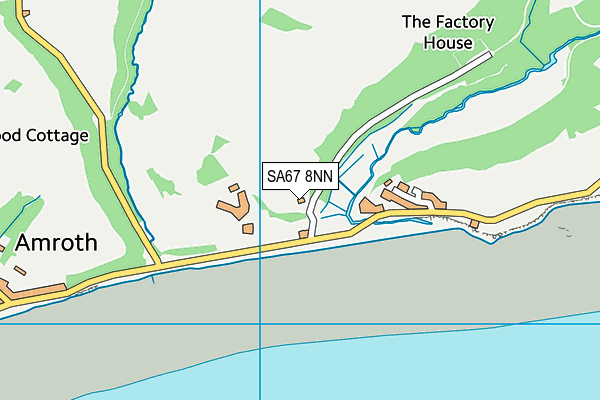 SA67 8NN map - OS VectorMap District (Ordnance Survey)