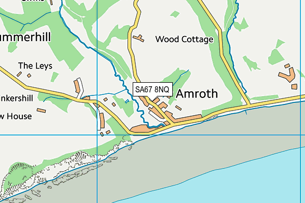 SA67 8NQ map - OS VectorMap District (Ordnance Survey)