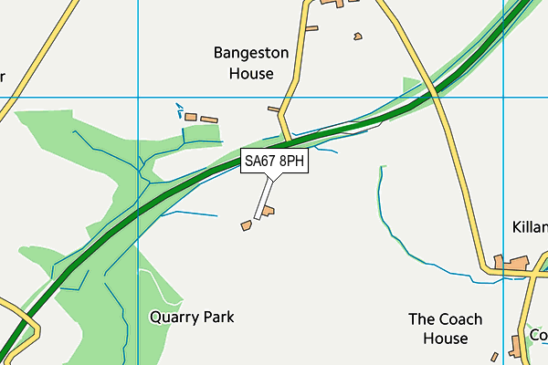 SA67 8PH map - OS VectorMap District (Ordnance Survey)