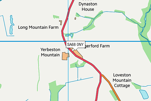 SA68 0NY map - OS VectorMap District (Ordnance Survey)