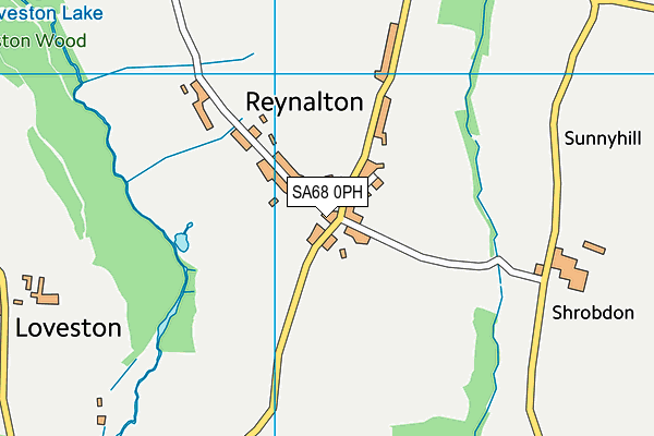 SA68 0PH map - OS VectorMap District (Ordnance Survey)