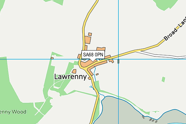 SA68 0PN map - OS VectorMap District (Ordnance Survey)