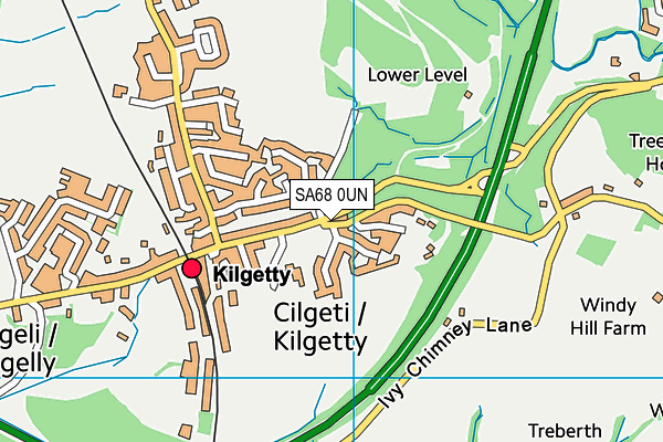 SA68 0UN map - OS VectorMap District (Ordnance Survey)