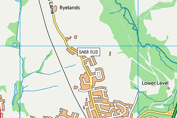 SA68 0US map - OS VectorMap District (Ordnance Survey)