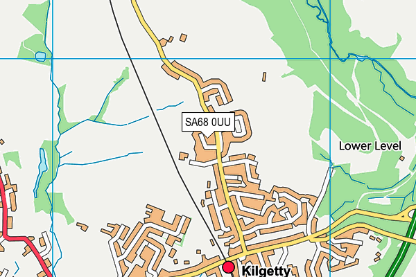 SA68 0UU map - OS VectorMap District (Ordnance Survey)