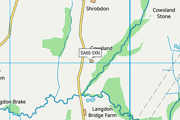 SA68 0XN map - OS VectorMap District (Ordnance Survey)