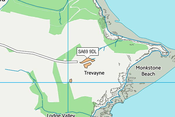 SA69 9DL map - OS VectorMap District (Ordnance Survey)