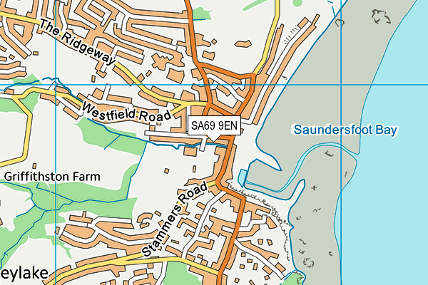 SA69 9EN map - OS VectorMap District (Ordnance Survey)