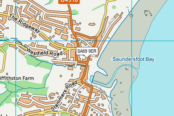 SA69 9ER map - OS VectorMap District (Ordnance Survey)