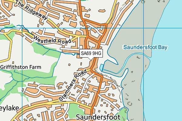 SA69 9HG map - OS VectorMap District (Ordnance Survey)