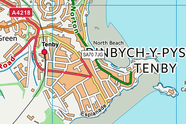 Map of ASHLEY HOUSE TENBY (MANAGEMENT) LIMITED at district scale