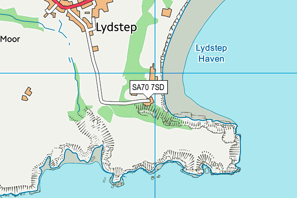 SA70 7SD map - OS VectorMap District (Ordnance Survey)