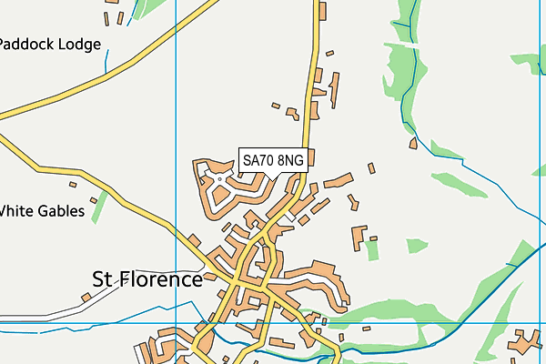 SA70 8NG map - OS VectorMap District (Ordnance Survey)