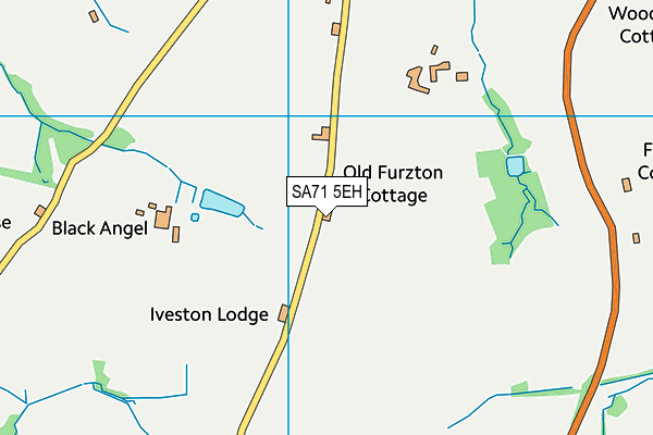 SA71 5EH map - OS VectorMap District (Ordnance Survey)