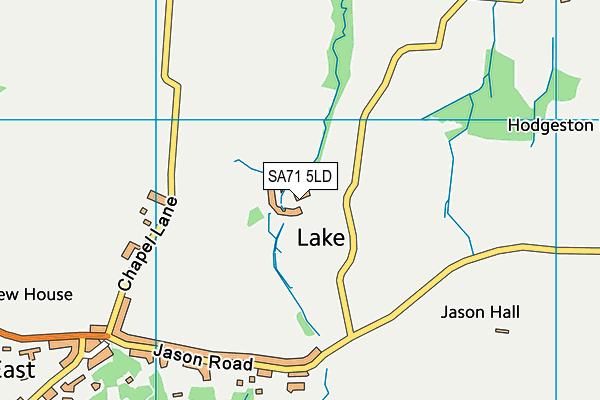 SA71 5LD map - OS VectorMap District (Ordnance Survey)