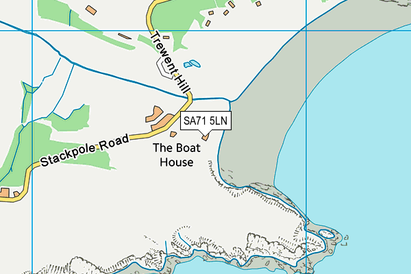 SA71 5LN map - OS VectorMap District (Ordnance Survey)