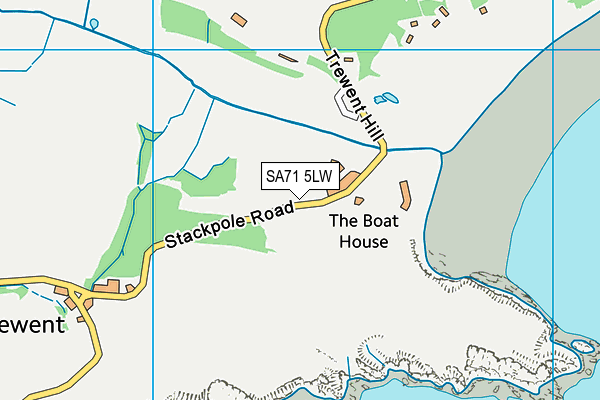 SA71 5LW map - OS VectorMap District (Ordnance Survey)