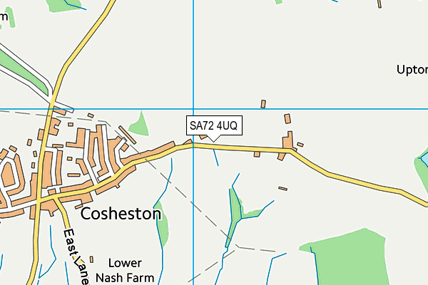 SA72 4UQ map - OS VectorMap District (Ordnance Survey)