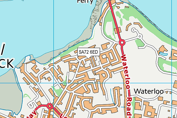 SA72 6ED map - OS VectorMap District (Ordnance Survey)