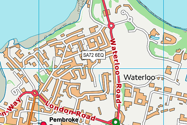 SA72 6EQ map - OS VectorMap District (Ordnance Survey)