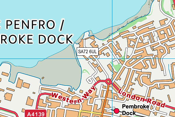 SA72 6UL map - OS VectorMap District (Ordnance Survey)