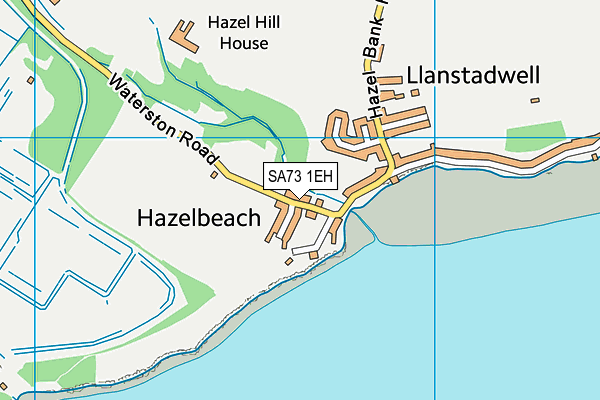 SA73 1EH map - OS VectorMap District (Ordnance Survey)