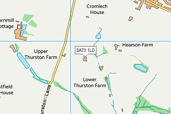 SA73 1LD map - OS VectorMap District (Ordnance Survey)